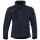 PROTECTANO Strickfleecejacke Navy-Melliert XL