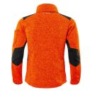 PROTECTANO Strickfleecejacke Orange M