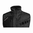 PROTECTANO Strickfleeceweste Schwarz Gr. L
