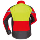 ELYSEE ESCHE Forst-Softshelljacke Rot/Gelb/schwarz M