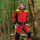 ELYSEE ESCHE Forst-Softshelljacke Rot/Gelb/schwarz M