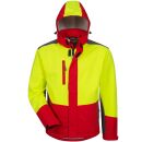 ELYSEE SCHLEHE Forst-Softshelljacke Gelb/Rot/schwarz XXL