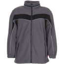 PLANAM PLALINE Fleecejacke Schiefer/Schwarz