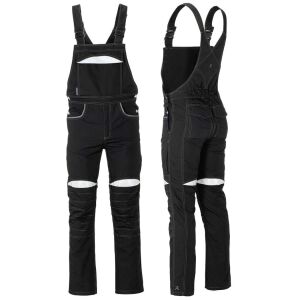 PLANAM DuraWork Latzhose Schwarz/Grau