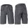 PLANAM DuraWork Shorts Grau/Schwarz