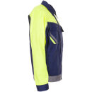 PLANAM VISLINE V1 Bundjacke Marine/Gelb