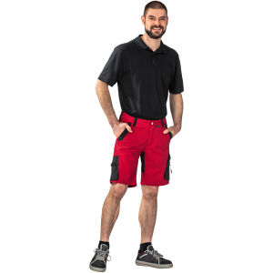 PLANAM NORIT Herren Shorts Rot/Schwarz