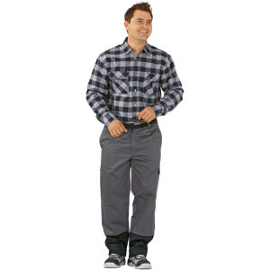 PLANAM WELD SHIELD Schweißer-Bundhose Grau/Schwarz 48