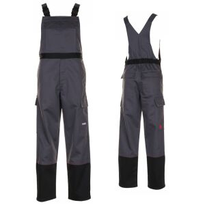 PLANAM WELD SHIELD Schweißer-Latzhose Grau/Schwarz