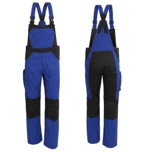 QUALITEX X-Serie Latzhose Kornblau/Schwarz
