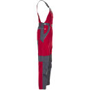 PLANAM PLALINE Latzhose Rot/Schiefer