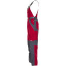 PLANAM PLALINE Latzhose Rot/Schiefer