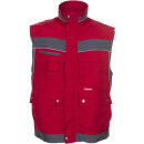 PLANAM PLALINE Arbeitsweste Rot/Schiefer Gr. XXXL