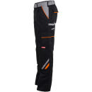 PLANAM VISLINE Bundhose Schwarz/Orange