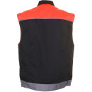 PLANAM VISLINE Weste Schwarz/Orange