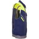 PLANAM VISLINE Weste Marine/Gelb