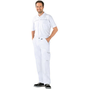 PLANAM CANVAS320 Bundhose Weiß/Weiß Gr. 46