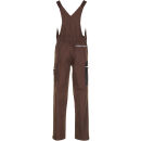 PLANAM CANVAS320 Latzhose Braun/Schwarz