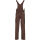 PLANAM CANVAS320 Latzhose Braun/Schwarz