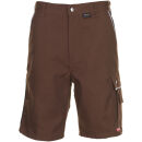 PLANAM CANVAS320 Shorts Braun/Schwarz