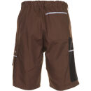 PLANAM CANVAS320 Shorts Braun/Schwarz