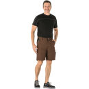 PLANAM CANVAS320 Shorts Braun/Schwarz Gr. M