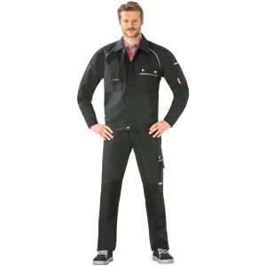 PLANAM CANVAS320 Bundjacke Schwarz/Schwarz 48