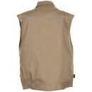 PLANAM CANVAS320 Arbeitsweste Khaki/Schwarz