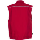 PLANAM CANVAS320 Arbeitsweste Rot/Rot