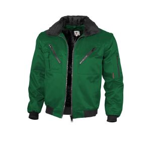 QUALITEX Pilotenjacke 4 in 1 Grün Gr. XXXXL