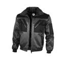 QUALITEX Pilotenjacke 4 in 1 Grau/Schwarz L
