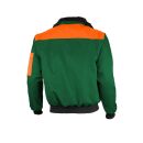 QUALITEX Pilotenjacke 4 in 1 Grün/Orange Gr. L