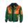 QUALITEX Pilotenjacke 4 in 1 Grün/Orange Gr. L