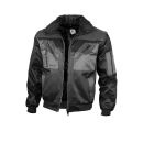 QUALITEX Pilotenjacke 4 in 1 Schwarz/Grau Gr. XXXL