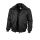 QUALITEX Pilotenjacke mit Kapuze 4 in 1 Schwarz Gr. M