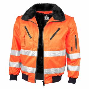 QUALITEX SIGNAL Warnschutz-Pilotenjacke 3 in 1 Orange XL