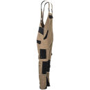 PLANAM NORIT Herren Latzhose Sand/Schwarz