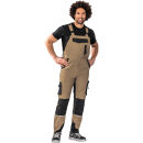 PLANAM NORIT Herren Latzhose Sand/Schwarz Gr. 64