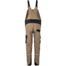 PLANAM NORIT Herren Latzhose Sand/Schwarz Gr. 64