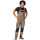 PLANAM NORIT Herren Latzhose Sand/Schwarz Gr. 64