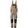 PLANAM NORIT Herren Latzhose Sand/Schwarz Gr. 64