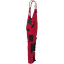 PLANAM NORIT Herren Latzhose Rot/Schwarz