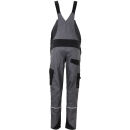 PLANAM NORIT Damen Latzhose Schiefer/Schwarz 36