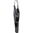 PLANAM NORIT Damen Latzhose Schiefer/Schwarz 38