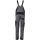 PLANAM NORIT Damen Latzhose Schiefer/Schwarz 38