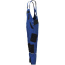PLANAM NORIT Damen Latzhose Kornblau/Schwarz