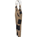 PLANAM NORIT Damen Latzhose Sand/Schwarz