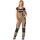 PLANAM NORIT Damen Latzhose Sand/Schwarz 54