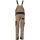 PLANAM NORIT Damen Latzhose Sand/Schwarz 54