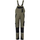 PLANAM NORIT Damen Latzhose Oliv/Schwarz 38